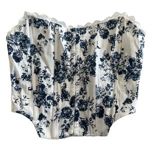 PacSun Cotton Candy LA Floral Corset Top Size Small 🌸